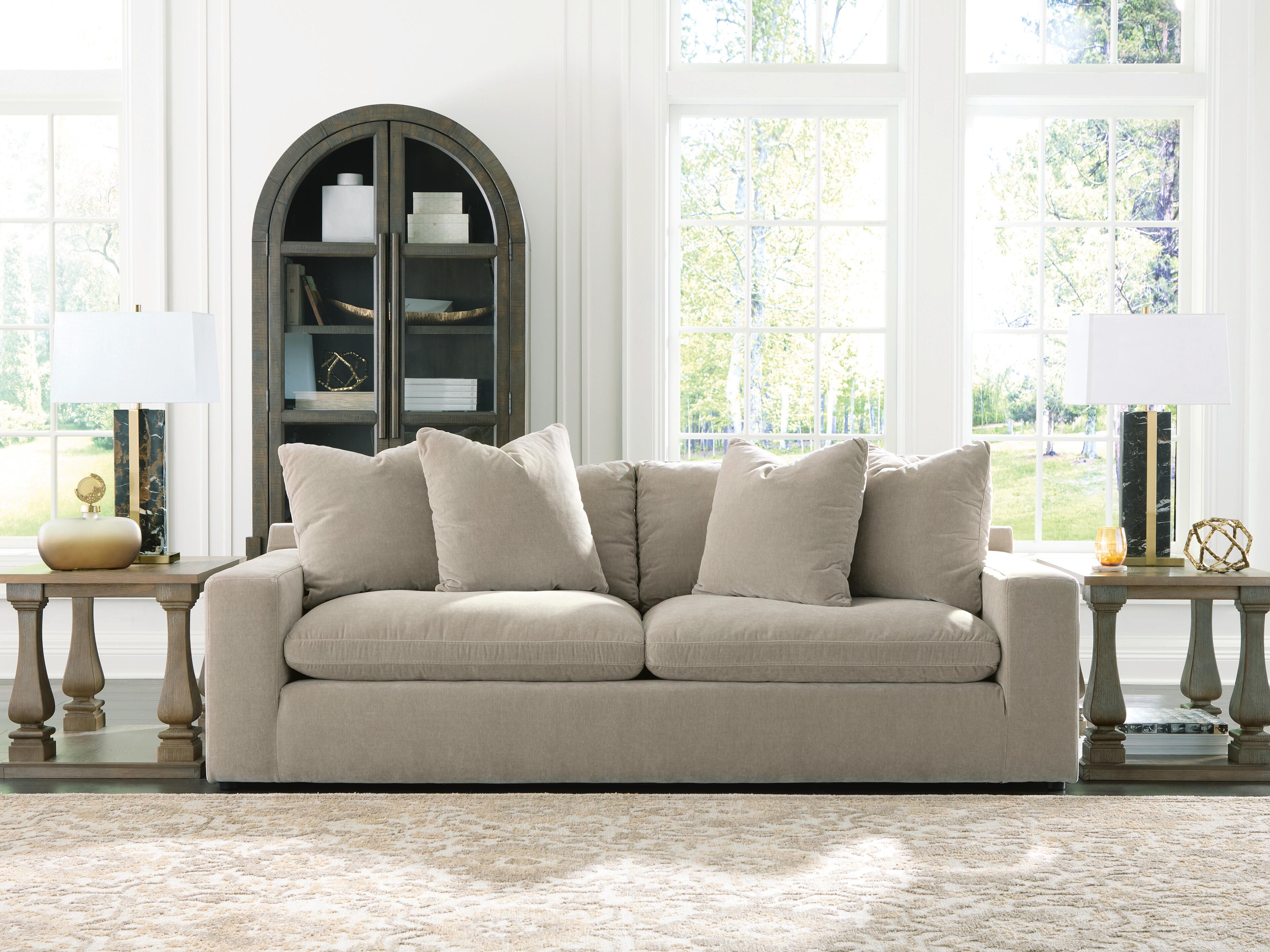 Hoover Furniture Outlet - Ashley Furniture - Maxton Heights Sofa - Sofa / Pebble - 6780838