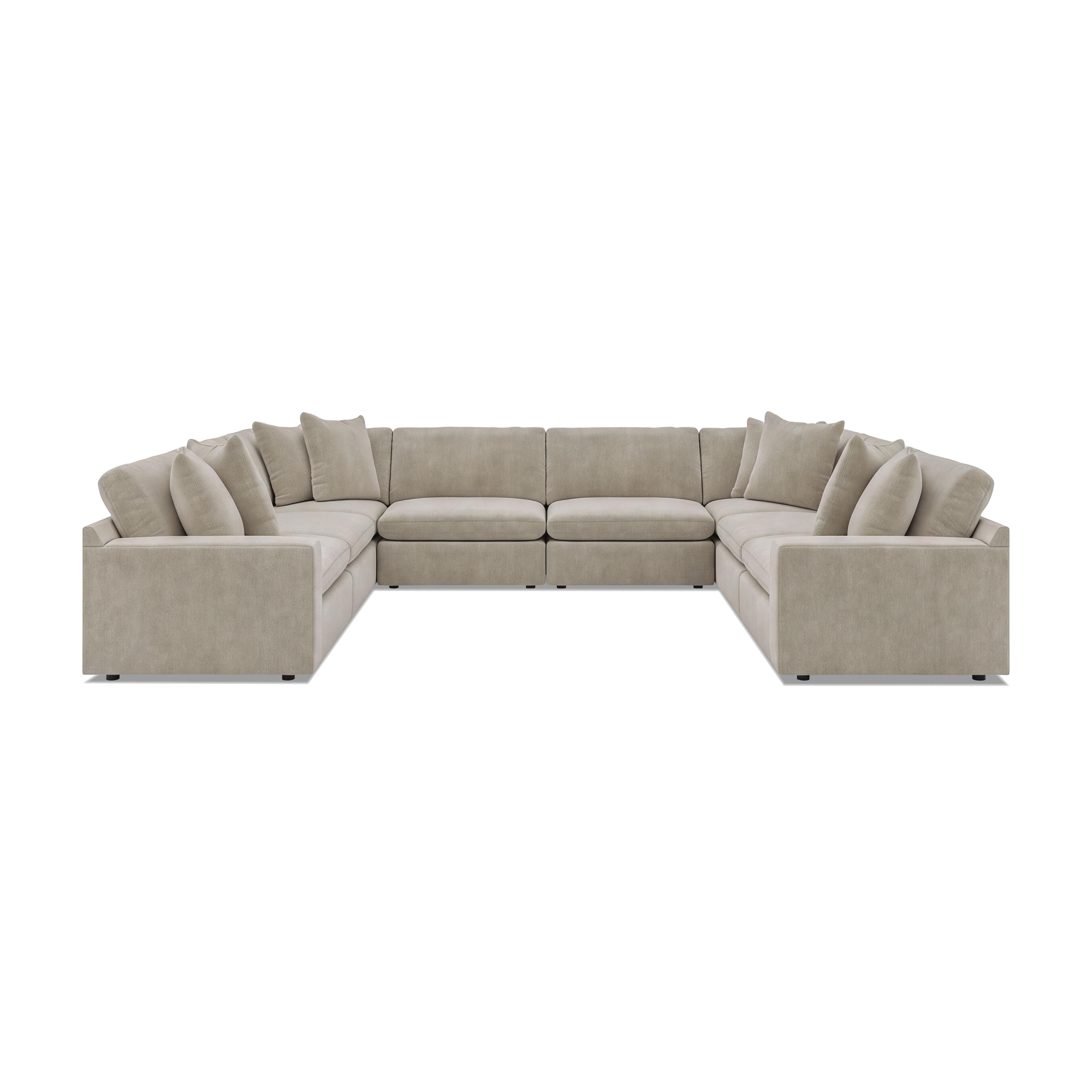 Hoover Furniture Outlet - Ashley Furniture - Maxton Heights 8-Piece Sectional - RAF 8-Piece Sectional - 67808S5