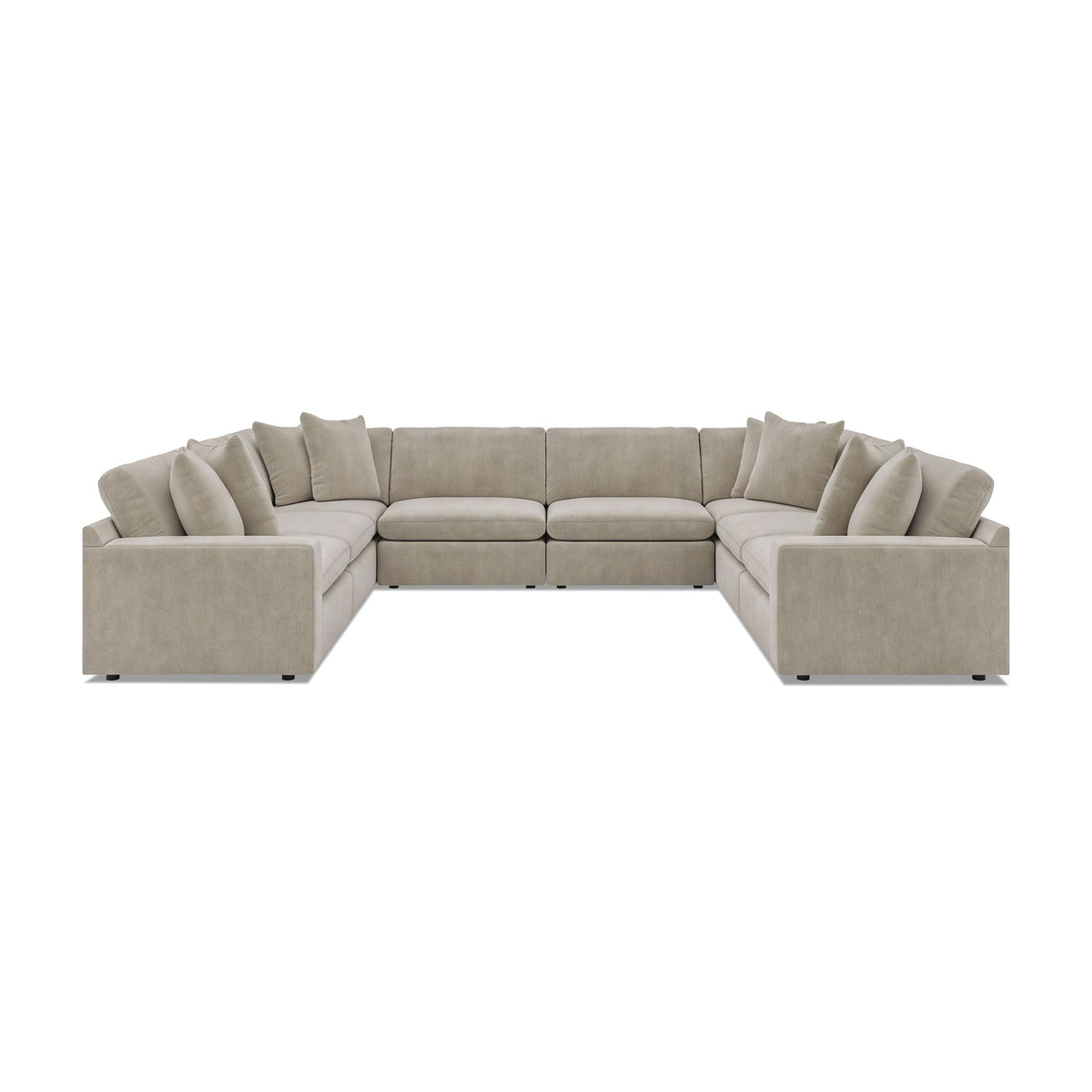 Hoover Furniture Outlet - Ashley Furniture - Maxton Heights 8-Piece Sectional - RAF 8-Piece Sectional - 67808S5