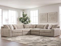 Hoover Furniture Outlet - Ashley Furniture - Nexora-Court 5-Piece Sectional - RAF 5-Piece Sectional - PC68008S17