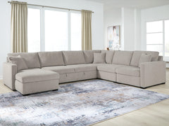 Hoover Furniture Outlet - Ashley Furniture - ModMax Luxe 5-Piece Sectional with Chaise and Pop Up Sleeper - RAF 5-Piece Sectional with Chaise and Pop Up Sleeper - 68605S97