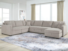 Hoover Furniture Outlet - Ashley Furniture - ModMax Luxe 5-Piece Sectional with Storage Chaise and Pop Up Sleeper - RAF 5-Piece Sectional with Storage Chaise and Pop Up Sleeper - 68605S105