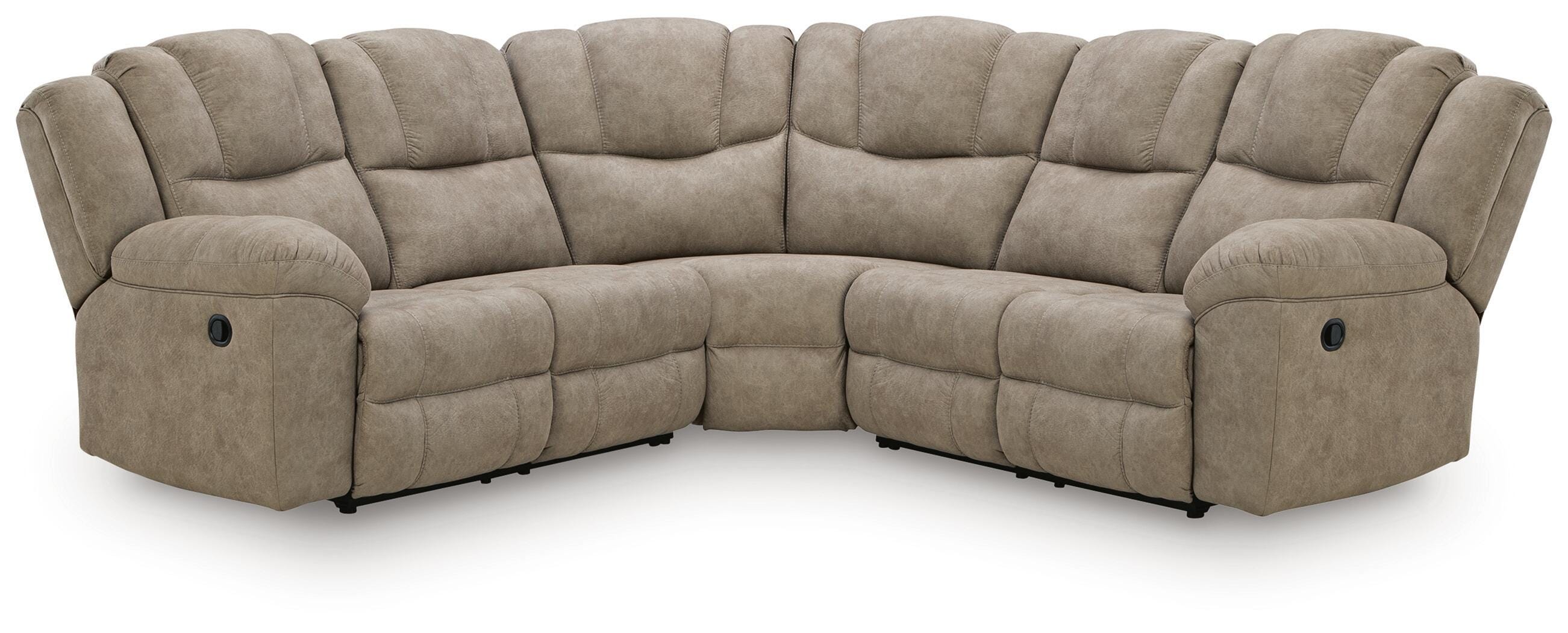 Hoover Furniture Outlet - Ashley Furniture - Pearce-Pike 3-Piece Reclining Sectional - 3-Piece Reclining Sectional - PC69205S4