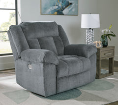 Hoover Furniture Outlet - Ashley Furniture - Tip-Off Power Recliner - PWR Recliner/ADJ Headrest - 6930482