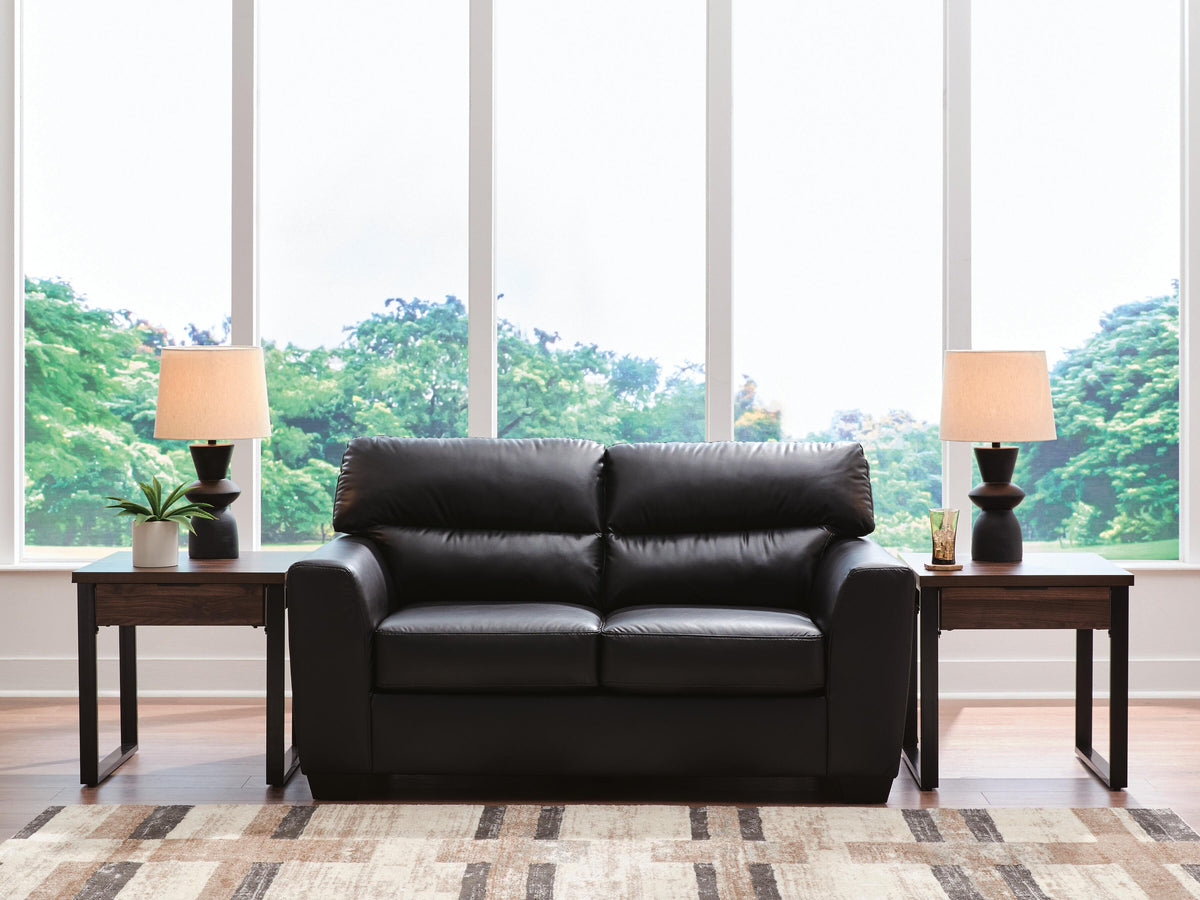 Hoover Furniture Outlet - Ashley Furniture - Glennbre Loveseat - Loveseat - PC6980435