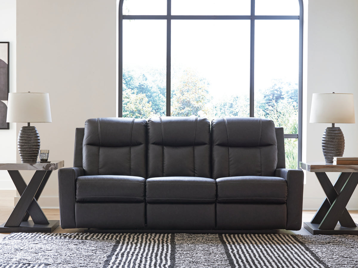 Hoover Furniture Outlet - Ashley Furniture - Mackmenville Reclining Sofa - Reclining Sofa - 7471388