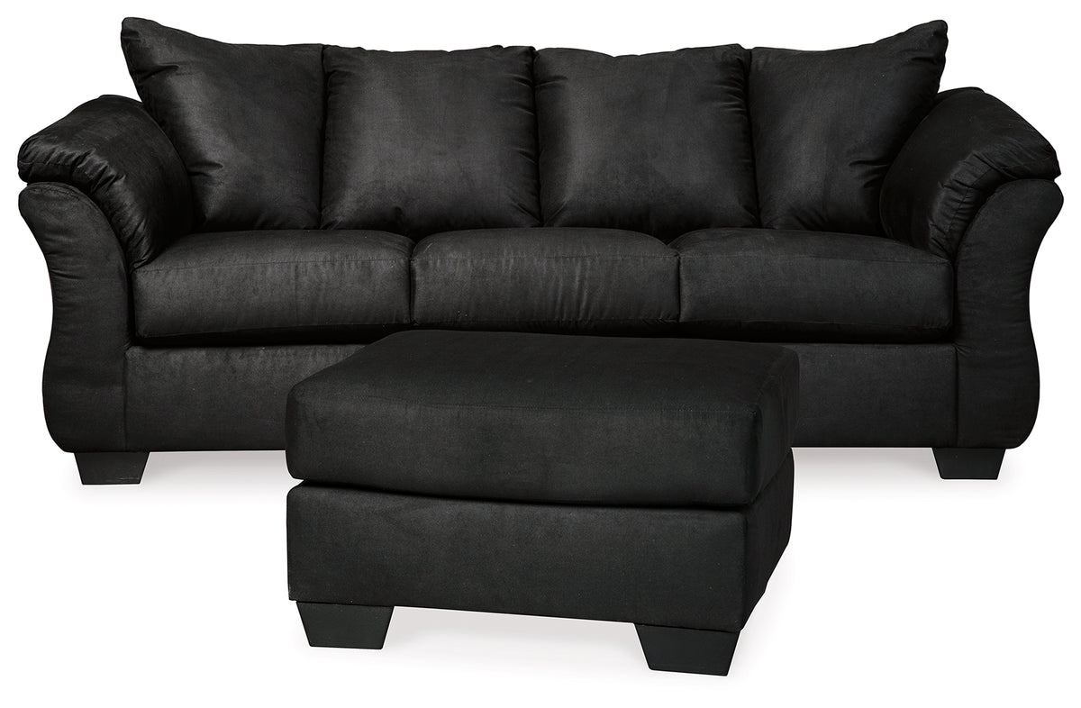Hoover Furniture Outlet - Ashley Furniture - Darcy Sofa and Ottoman - Sofa and Ottoman - 75008U11