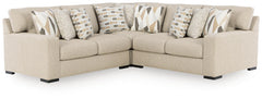 Hoover Furniture Outlet - Ashley Furniture - Laurelgrove 3-Piece Sectional - RAF 3-Piece Sectional - 75105S5