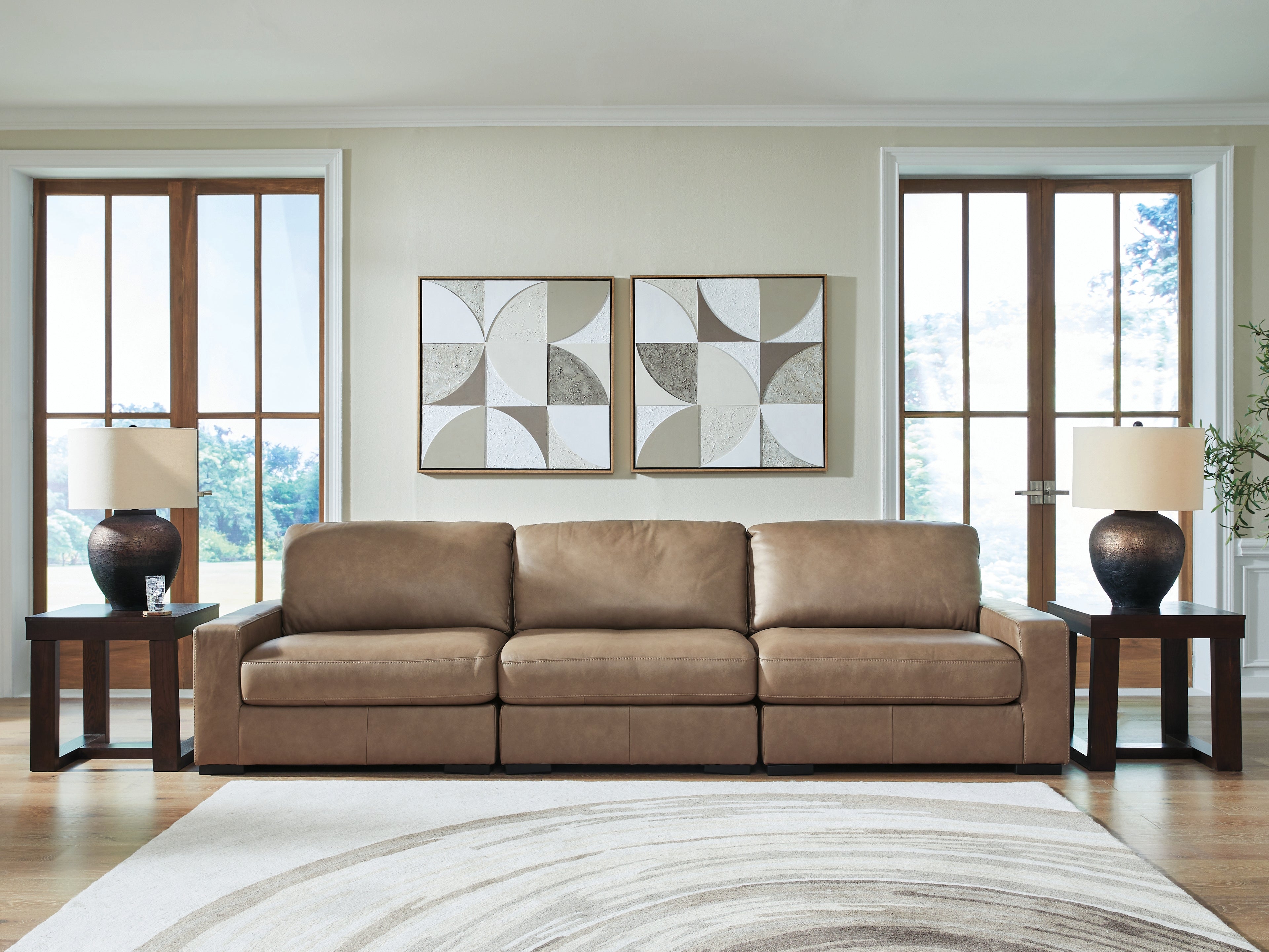 Hoover Furniture Outlet - Ashley Furniture - Veronella 3-Piece Sectional Sofa - RAF 3-Piece Sectional Sofa - 76106S2