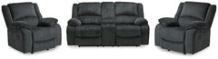 Hoover Furniture Outlet - Ashley Furniture - Draycoll Reclining Loveseat and 2 Recliners - Reclining Loveseat and 2 Recliners - 76504U10