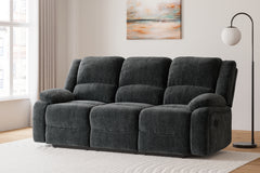 Hoover Furniture Outlet - Ashley Furniture - Draycoll Reclining Sofa - Reclining Sofa / Slate - 7650488