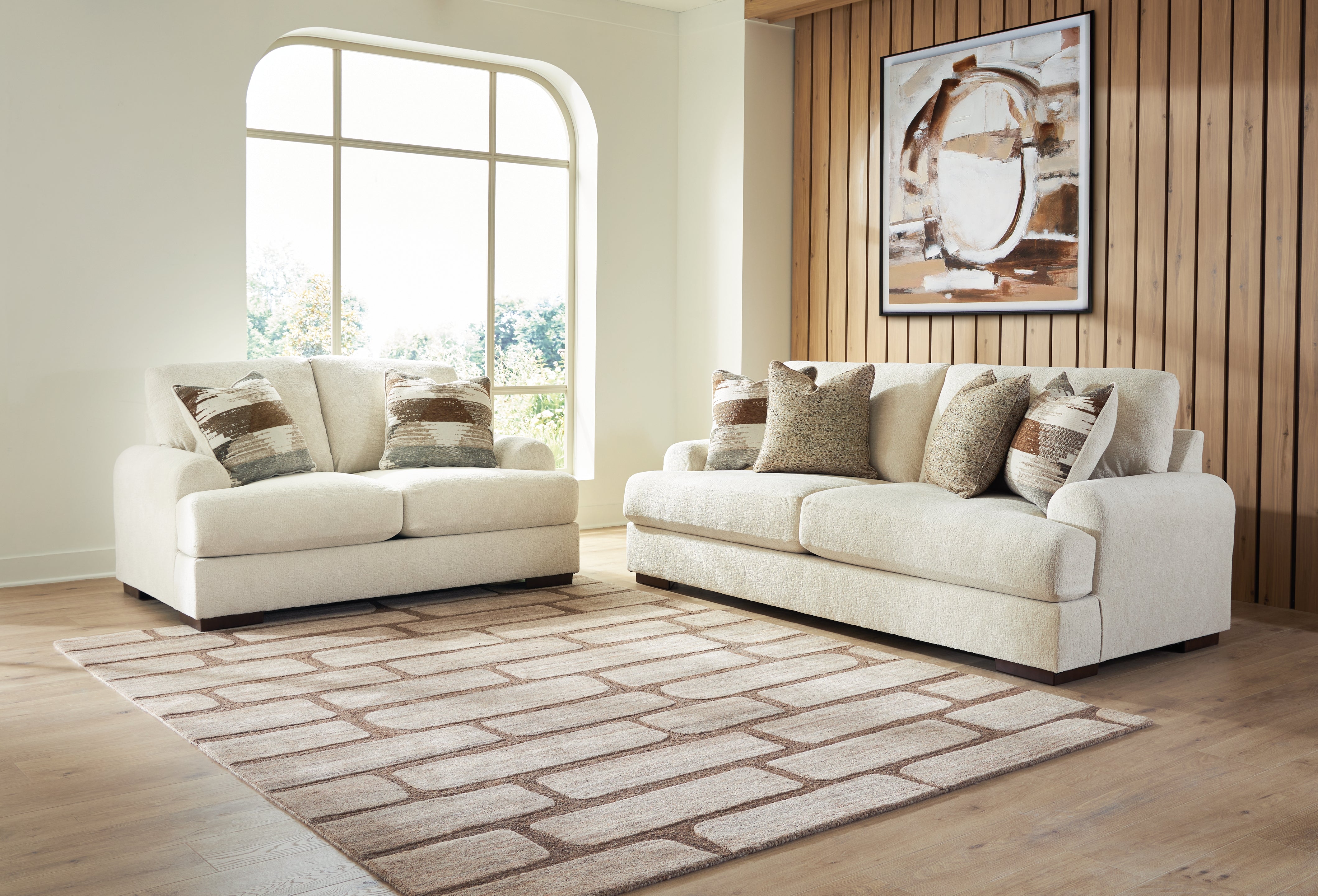 Hoover Furniture Outlet - Ashley Furniture - Jayne Park Sofa and Loveseat - Sofa and Loveseat - PC81506U1