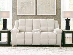 Hoover Furniture Outlet - Ashley Furniture - Orlen Reclining Loveseat with Console - DBL Rec Loveseat w/Console - 8160294