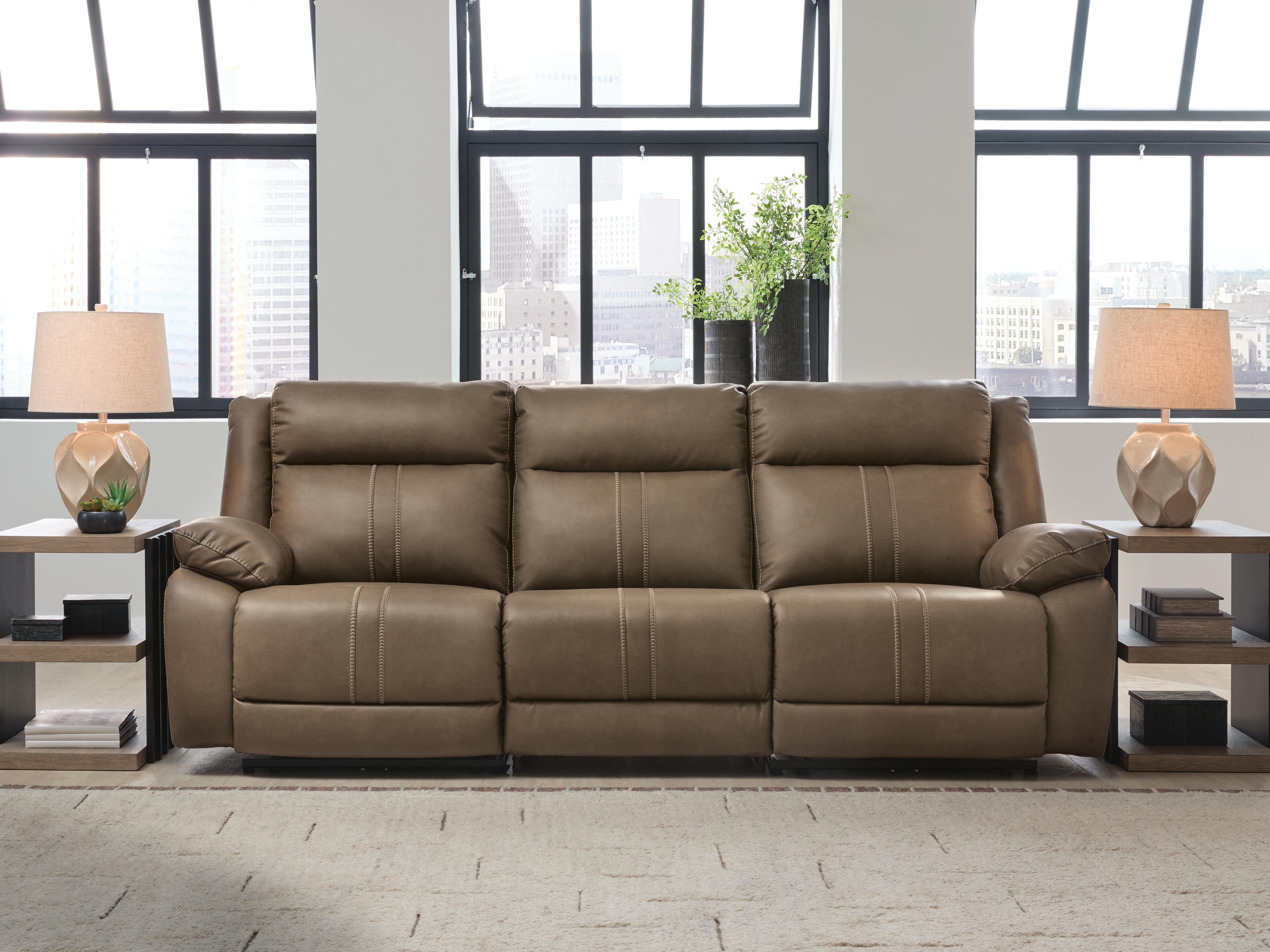 Hoover Furniture Outlet - Ashley Furniture - Max-Momentum 3-Piece Power Sectional Reclining Sofa - 3-Piece Power Sectional Reclining Sofa - PC82305S3