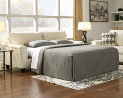 Hoover Furniture Outlet - Ashley Furniture - Abinger Queen Sofa Sleeper - Queen Sofa Sleeper / Natural - 8390439