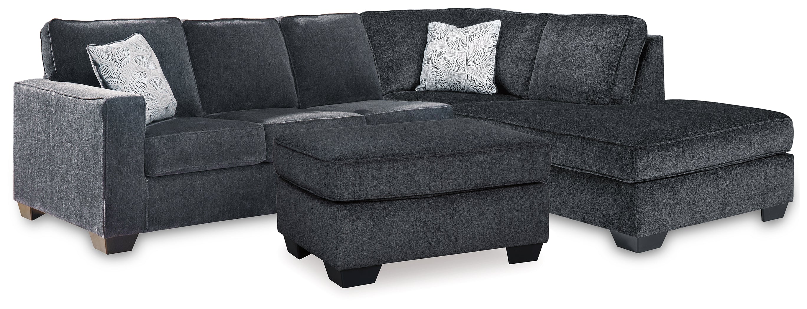 Hoover Furniture Outlet - Ashley Furniture - Altari 2-Piece Sleeper Sectional and Ottoman - 2-Piece Sleeper Sectional and Ottoman - 87213U15