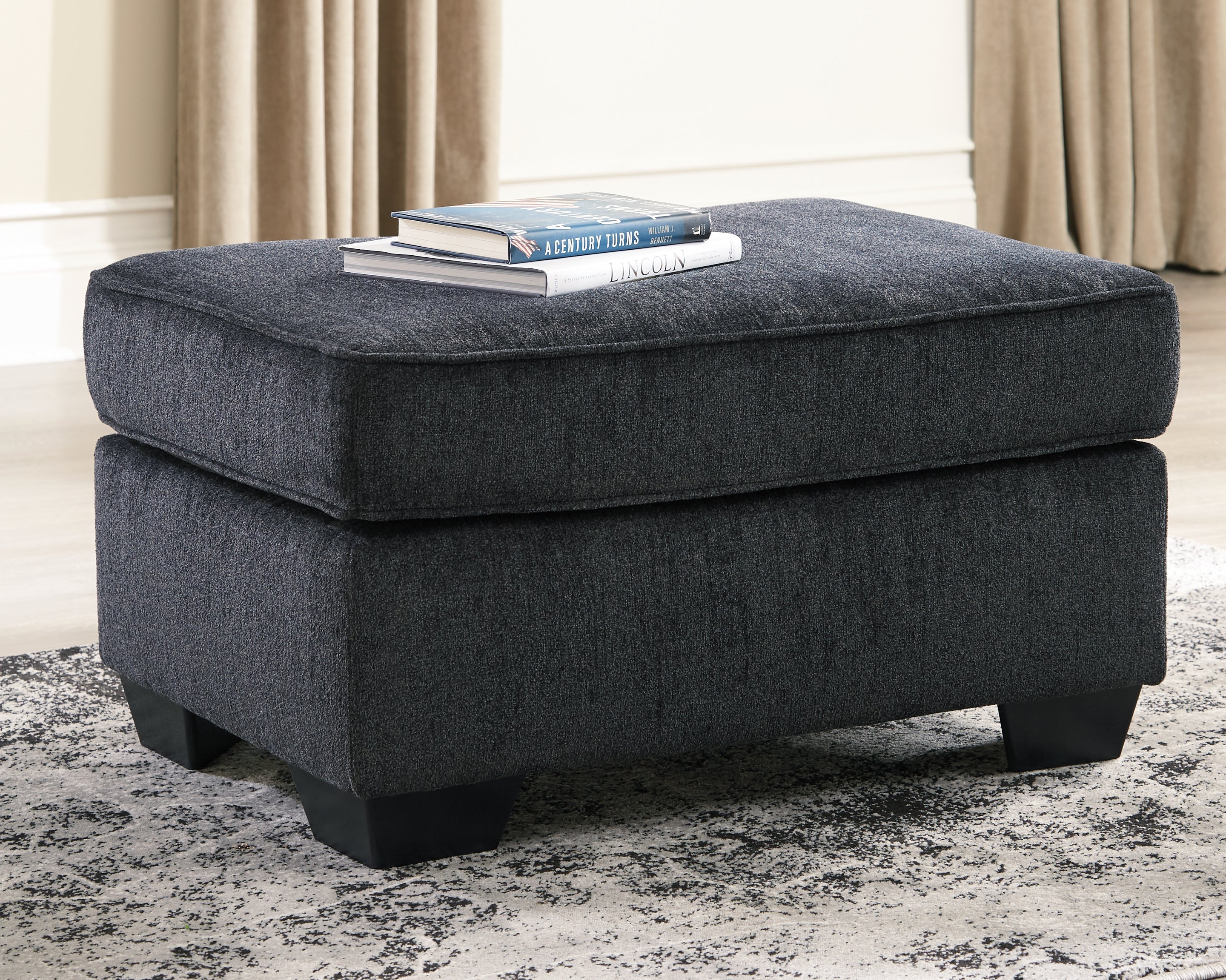 Hoover Furniture Outlet - Ashley Furniture - Altari Ottoman - Ottoman / Slate - 8721314