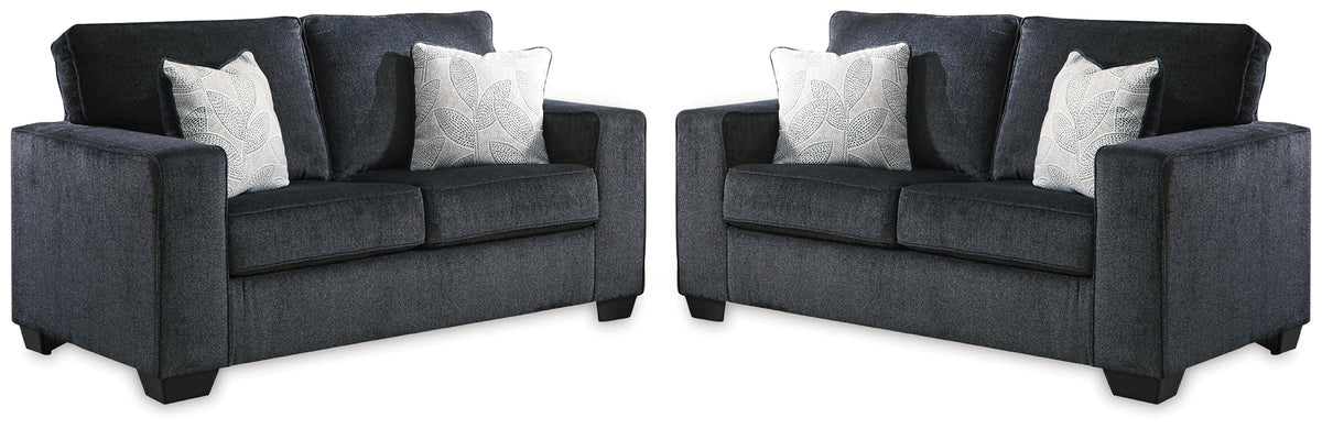 Hoover Furniture Outlet - Ashley Furniture - Altari Set of 2 Loveseats - Set of 2 Loveseats - 87213U14