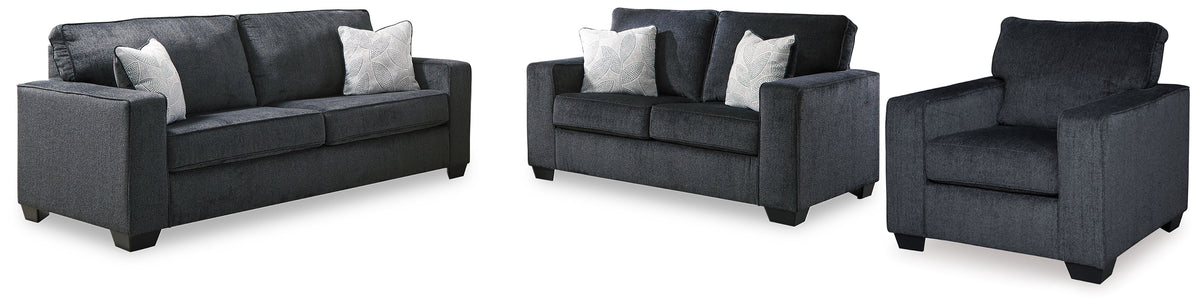 Hoover Furniture Outlet - Ashley Furniture - Altari Sofa, Loveseat and Chair - Sofa, Loveseat and Chair - 87213U10