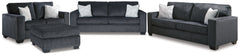 Hoover Furniture Outlet - Ashley Furniture - Altari Sofa Sleeper, Sofa, Loveseat, and Ottoman - Sofa Sleeper, Sofa, Loveseat, and Ottoman - 87213U5