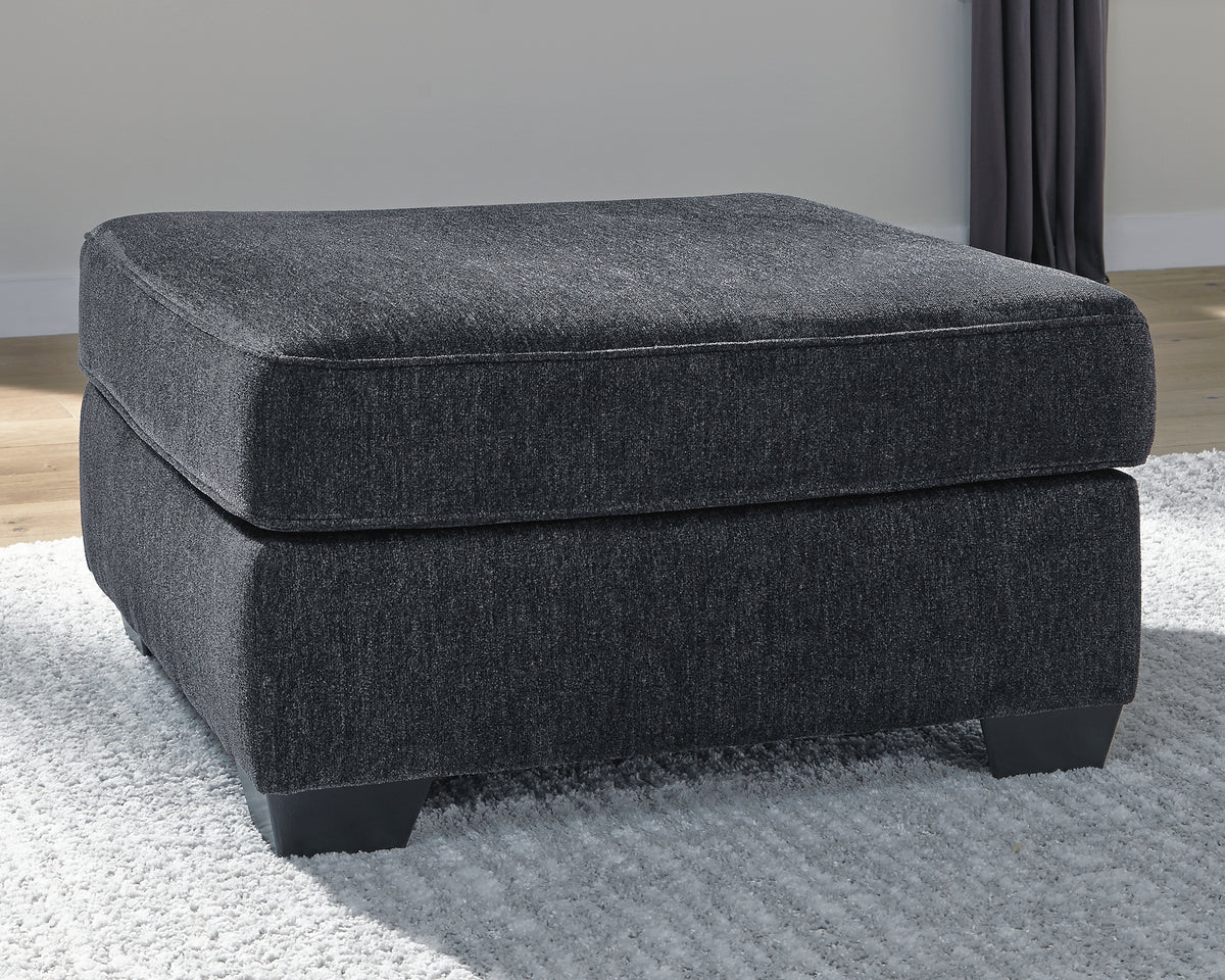 Hoover Furniture Outlet - Ashley Furniture - Altari Oversized Accent Ottoman - Oversized Accent Ottoman / Slate - 8721308