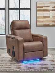 Hoover Furniture Outlet - Ashley Furniture - Lorrenton Power Glider Recliner with Audio System - Glider PWR REC w/Audio System - PC9022042A