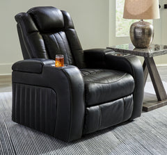 Hoover Furniture Outlet - Ashley Furniture - Caveman Den Power Recliner - PWR Recliner/ADJ Headrest / Midnight - 9070313