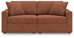Hoover Furniture Outlet - Ashley Furniture - Modmax 3-Piece Sectional Sofa, 2-Piece Sectional Loveseat and Swivel Glider Recliner - 3-Piece Sectional Sofa, 2-Piece Sectional Loveseat and Swivel Glider Recliner / Granite - 92104U23