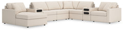 Hoover Furniture Outlet - Ashley Furniture - Modmax 8-Piece Sectional with Audio System and Chaise - RAF 8-Piece Sectional with Audio System and Chaise - 92103S47