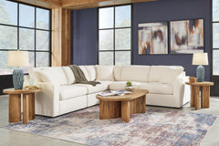 Hoover Furniture Outlet - Ashley Furniture - Modmax 5-Piece Sectional - RAF 5-Piece Sectional / Oyster - 92103S6