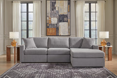 Hoover Furniture Outlet - Ashley Furniture - Modmax 3-Piece Sectional Sofa Storage Chaise - RAF 3-Piece Sectional Sofa Storage Chaise - 92104S79