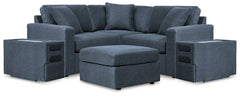 Modmax 5-Piece Sectional with Audio Console and Ottoman