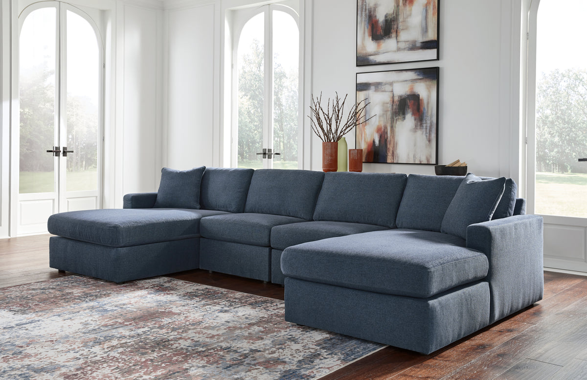Hoover Furniture Outlet - Ashley Furniture - Modmax 4-Piece Sectional with Chaise - RAF 4-Piece Sectional with Chaise - 92121S19