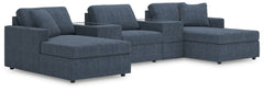 Hoover Furniture Outlet - Ashley Furniture - Modmax 5-Piece Pit Sectional - RAF 5-Piece Pit Sectional / Ink - 92121S44