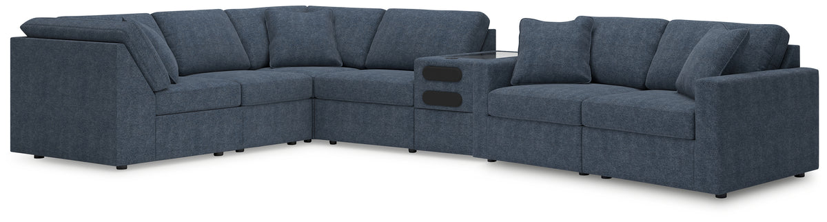 Hoover Furniture Outlet - Ashley Furniture - Modmax 7-Piece Sectional with Audio Console - RAF 7-Piece Sectional with Audio Console - 92121S75