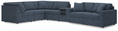 Hoover Furniture Outlet - Ashley Furniture - Modmax 7-Piece Sectional with Audio Console - RAF 7-Piece Sectional with Audio Console - 92121S75