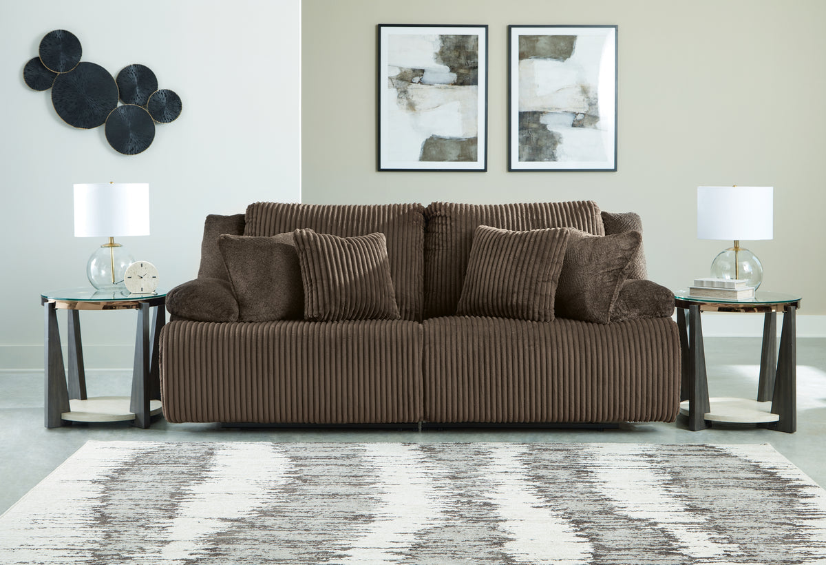 Hoover Furniture Outlet - Ashley Furniture - Top Tier 2-Piece Sectional Loveseat - 2-Piece Sectional Loveseat - 92705S9