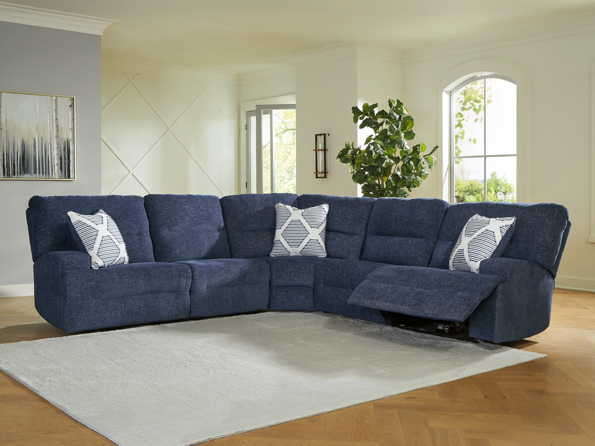 Hoover Furniture Outlet - Ashley Furniture - Acklen Place 5-Piece Power Reclining Sectional - 5-Piece Power Reclining Sectional - 93607S3