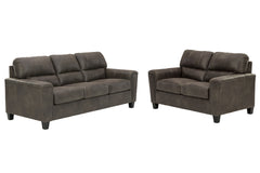 Hoover Furniture Outlet - Ashley Furniture - Navi Sofa and Loveseat - Sofa and Loveseat - 94002U1