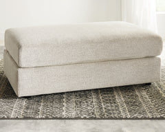 Hoover Furniture Outlet - Ashley Furniture - Soletren Oversized Ottoman - Oversized Accent Ottoman / Stone - 9510408