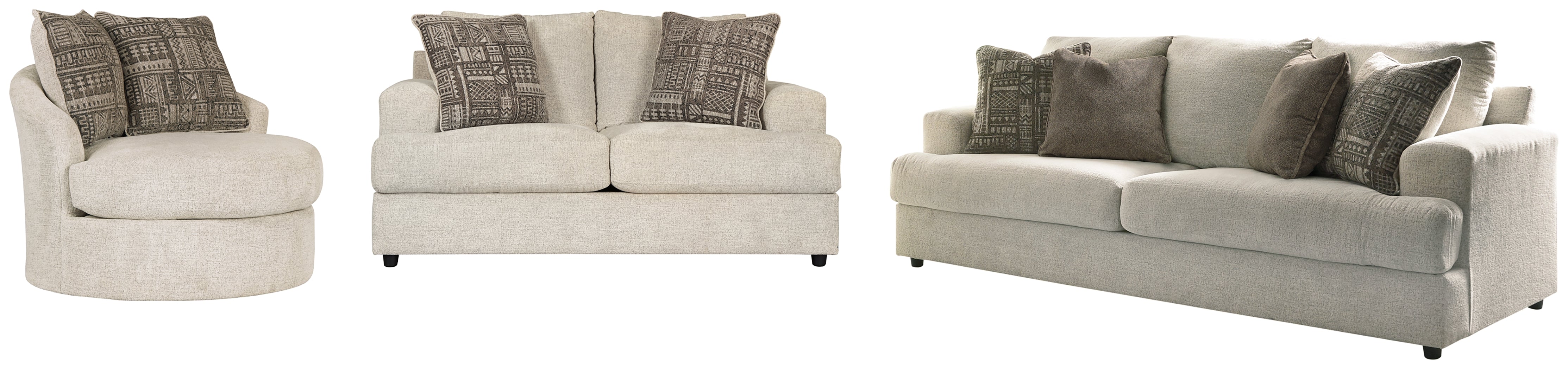 Hoover Furniture Outlet - Ashley Furniture - Soletren Sofa, Loveseat and Accent Chair - Sofa, Loveseat and Accent Chair - 95104U10