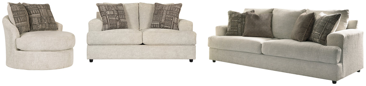 Hoover Furniture Outlet - Ashley Furniture - Soletren Sofa, Loveseat and Accent Chair - Sofa, Loveseat and Accent Chair - 95104U10