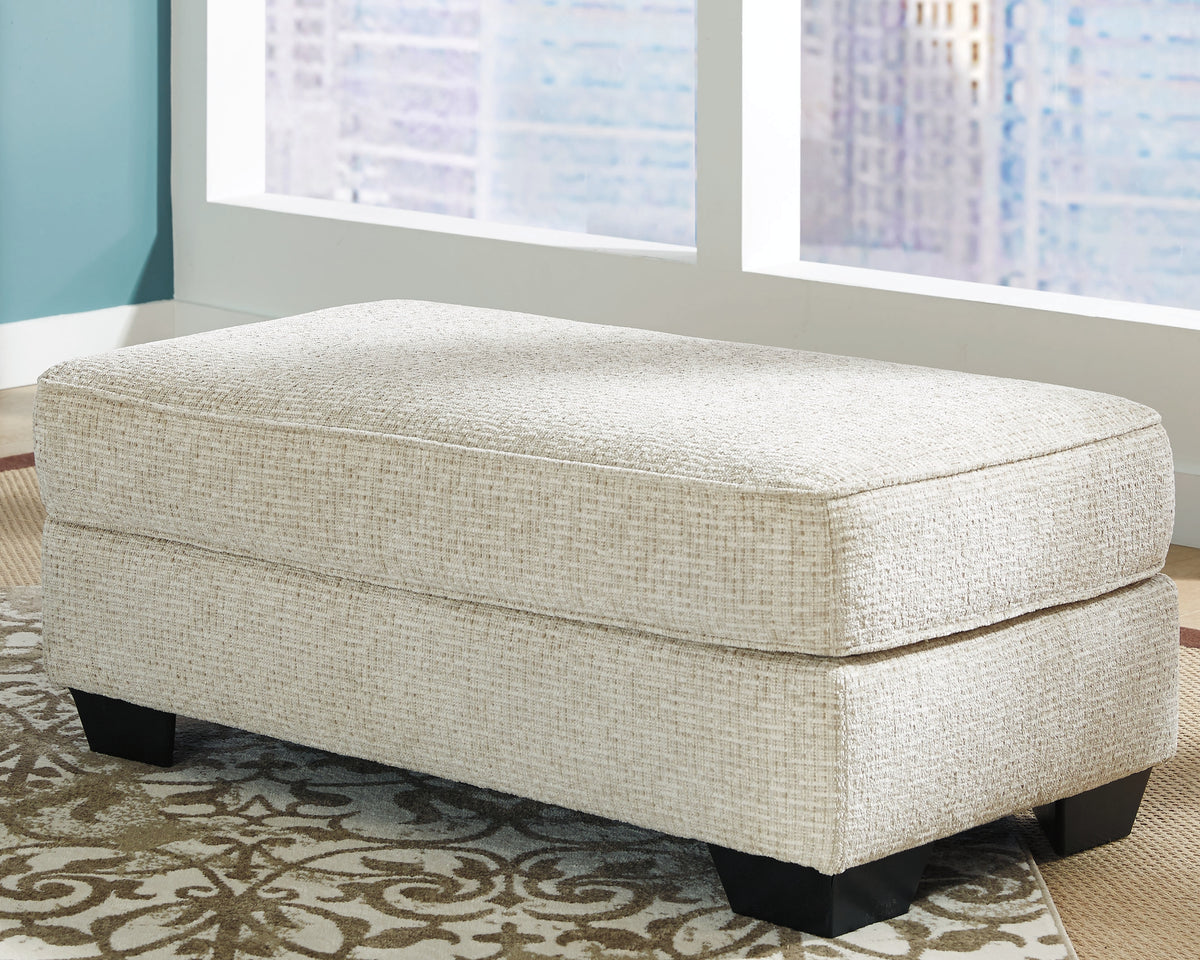 Hoover Furniture Outlet - Ashley Furniture - Monaghan Ottoman - Ottoman / Sandstone - 9620514