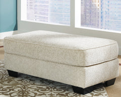 Hoover Furniture Outlet - Ashley Furniture - Monaghan Ottoman - Ottoman / Sandstone - 9620514