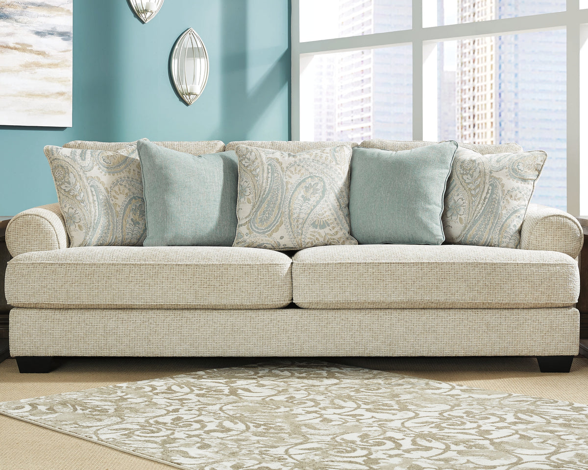 Hoover Furniture Outlet - Ashley Furniture - Monaghan Sofa - Sofa / Sandstone - 9620538