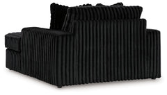 Midnight-Madness 2-Piece Sectional and Oversized Chaise