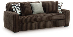 Midnight-Madness Sofa, Loveseat and Oversized Accent Ottoman