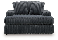 Midnight-Madness Sofa, Loveseat and Oversized Chaise