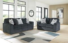 Hoover Furniture Outlet - Ashley Furniture - Midnight-Madness Sofa and Loveseat - Sofa and Loveseat - 98105U1
