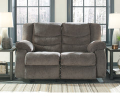 Hoover Furniture Outlet - Ashley Furniture - Tulen Reclining Loveseat - Reclining Loveseat / Gray - 9860686